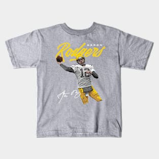 Aaron Rodgers Green Bay Script Kids T-Shirt